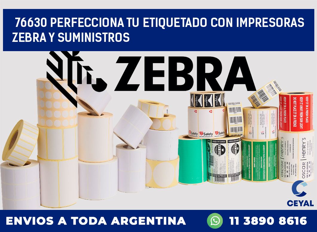 76630 PERFECCIONA TU ETIQUETADO CON IMPRESORAS ZEBRA Y SUMINISTROS