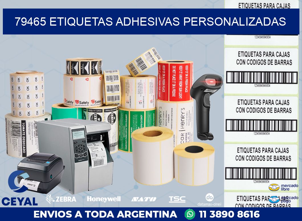 79465 ETIQUETAS ADHESIVAS PERSONALIZADAS