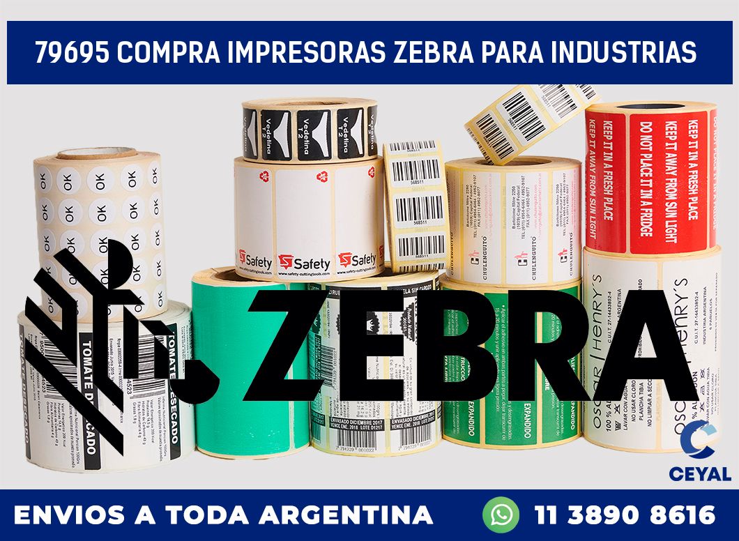 79695 COMPRA IMPRESORAS ZEBRA PARA INDUSTRIAS
