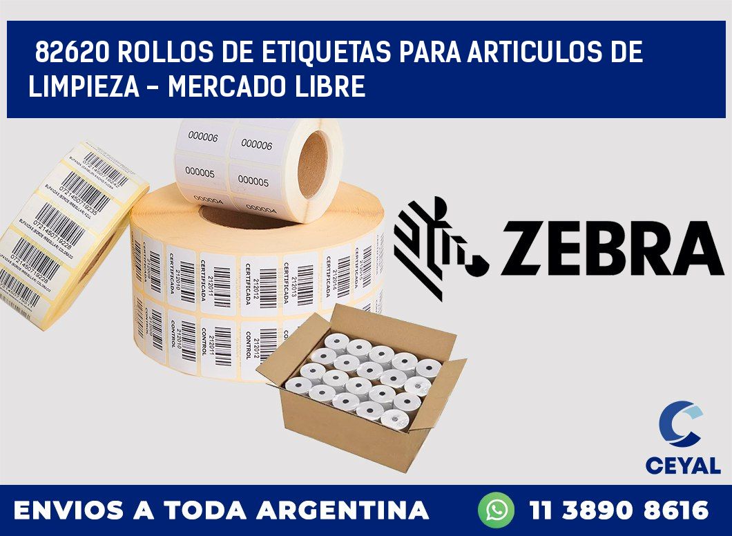 82620 ROLLOS DE ETIQUETAS PARA ARTICULOS DE LIMPIEZA - MERCADO LIBRE