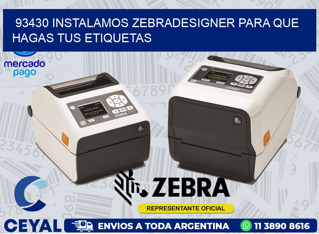 93430 INSTALAMOS ZEBRADESIGNER PARA QUE HAGAS TUS ETIQUETAS