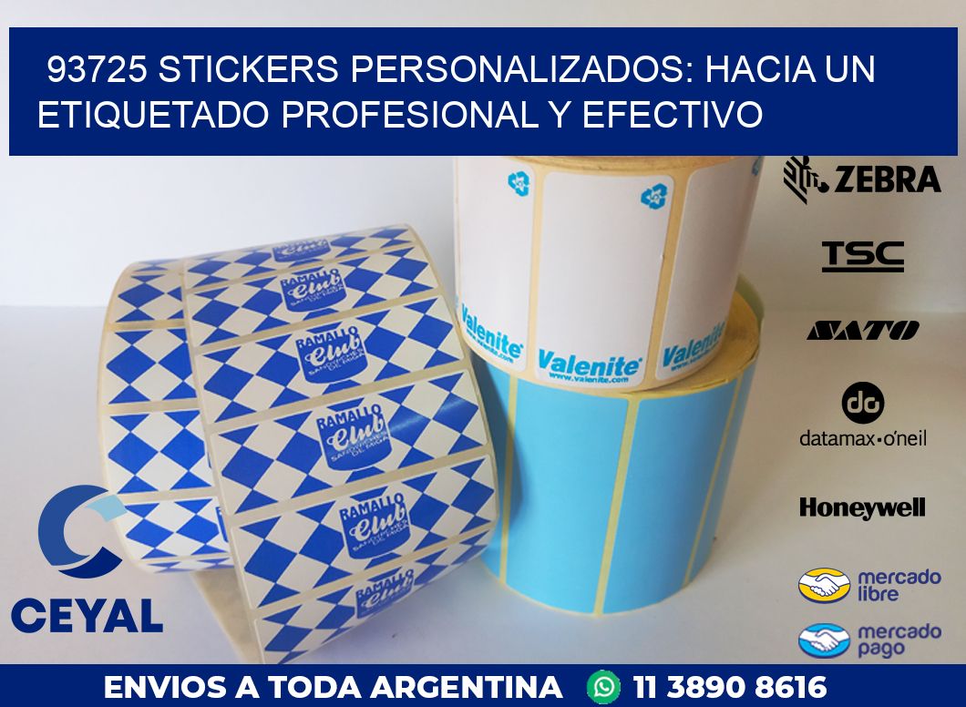 93725 STICKERS PERSONALIZADOS: HACIA UN ETIQUETADO PROFESIONAL Y EFECTIVO