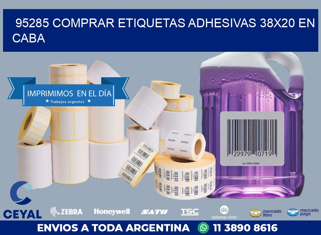 95285 COMPRAR ETIQUETAS ADHESIVAS 38X20 EN CABA