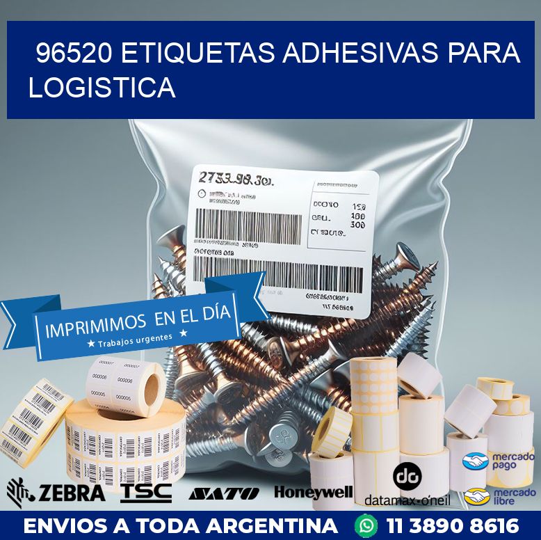 96520 ETIQUETAS ADHESIVAS PARA LOGISTICA