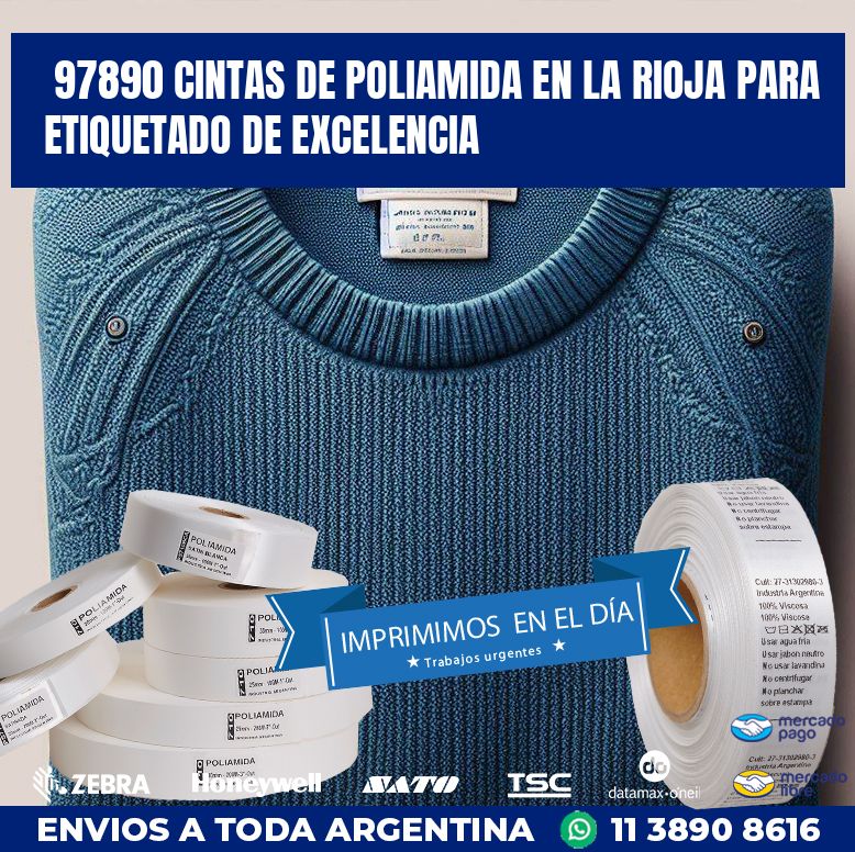 97890 CINTAS DE POLIAMIDA EN LA RIOJA PARA ETIQUETADO DE EXCELENCIA