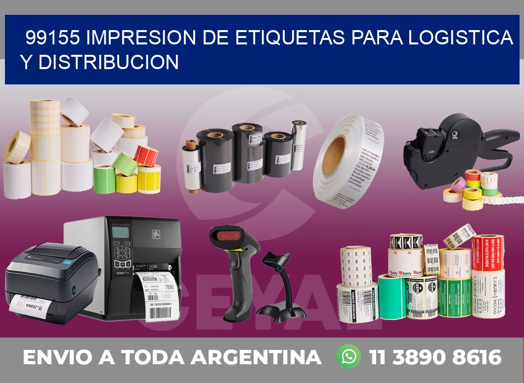 99155 IMPRESION DE ETIQUETAS PARA LOGISTICA Y DISTRIBUCION