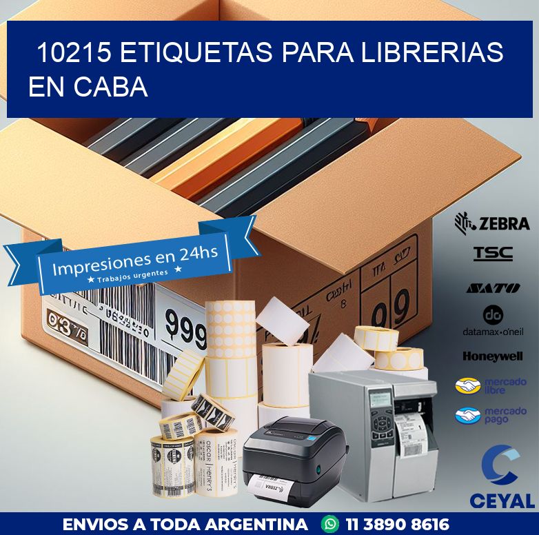 10215 ETIQUETAS PARA LIBRERIAS EN CABA