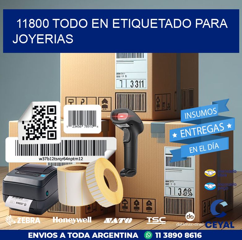 11800 TODO EN ETIQUETADO PARA JOYERIAS