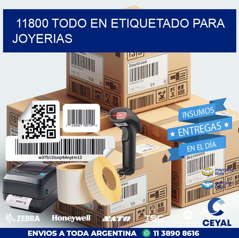 11800 TODO EN ETIQUETADO PARA JOYERIAS