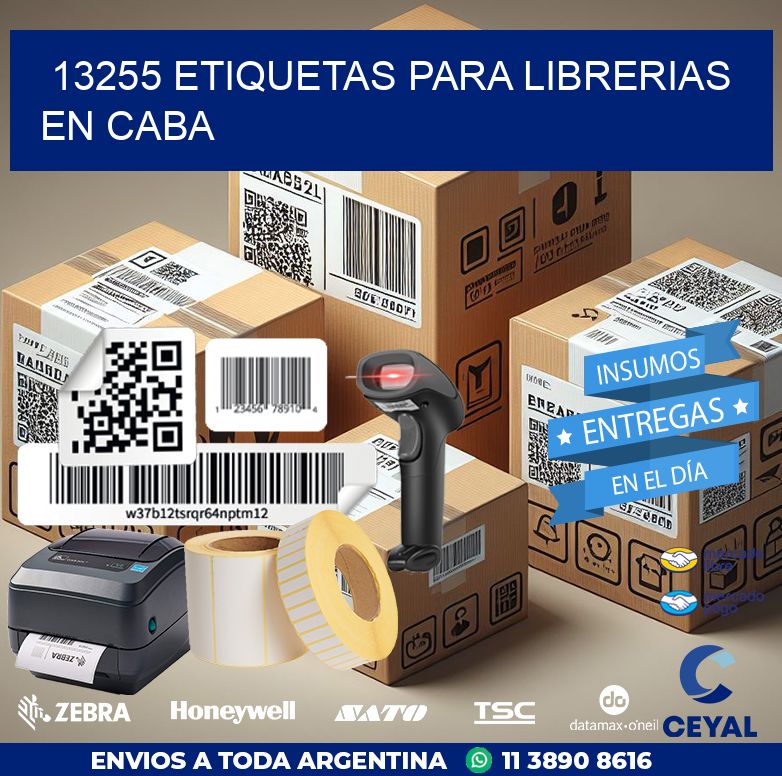 13255 ETIQUETAS PARA LIBRERIAS EN CABA