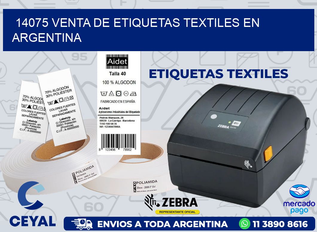 14075 VENTA DE ETIQUETAS TEXTILES EN ARGENTINA