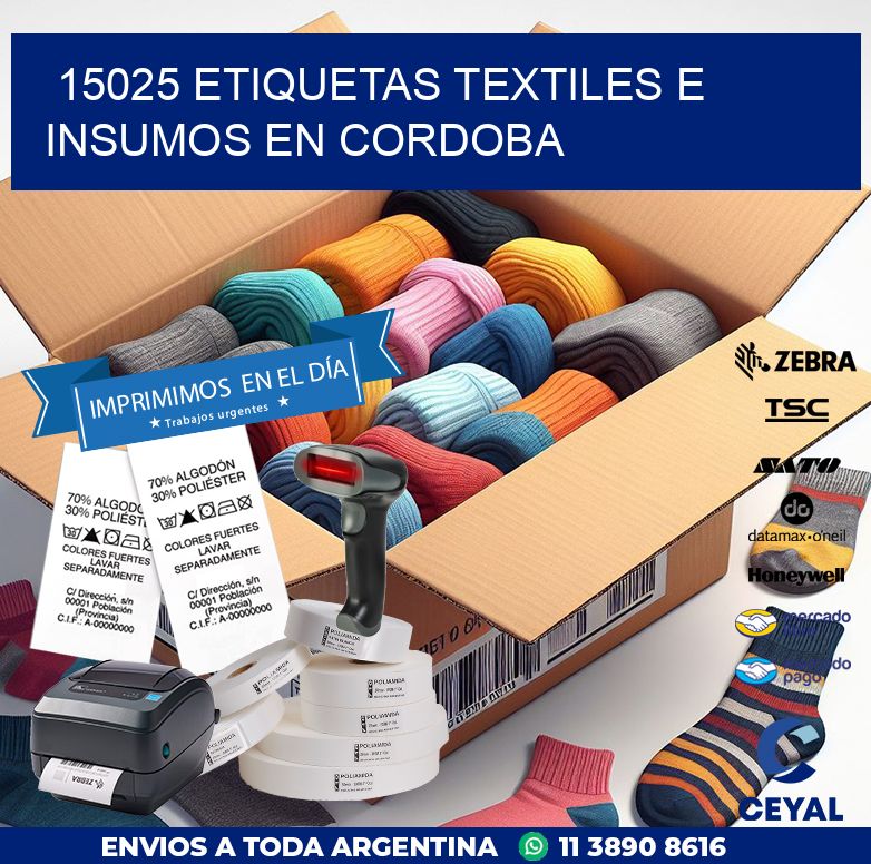 15025 ETIQUETAS TEXTILES E INSUMOS EN CORDOBA