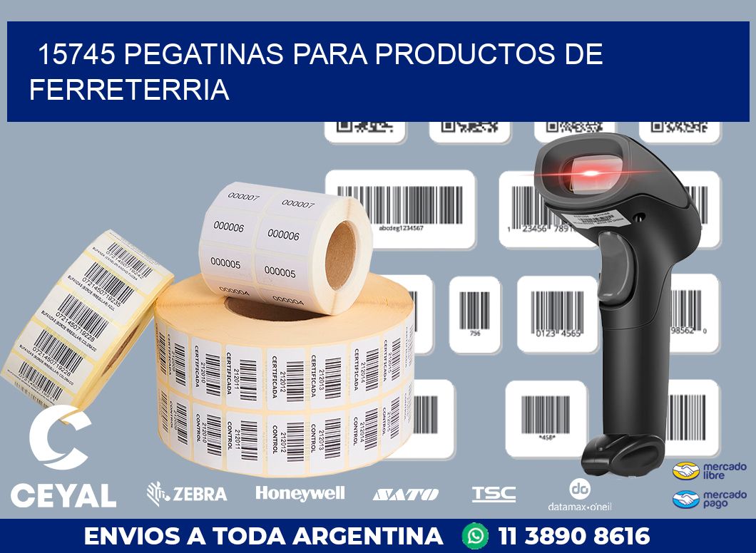 15745 PEGATINAS PARA PRODUCTOS DE FERRETERRIA