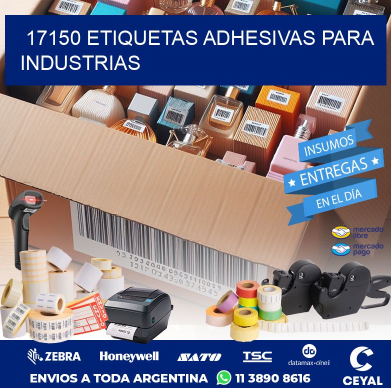 17150 ETIQUETAS ADHESIVAS PARA INDUSTRIAS