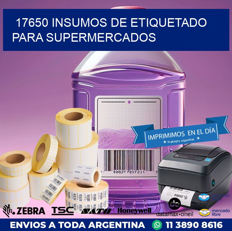 17650 INSUMOS DE ETIQUETADO PARA SUPERMERCADOS
