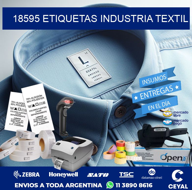18595 ETIQUETAS INDUSTRIA TEXTIL
