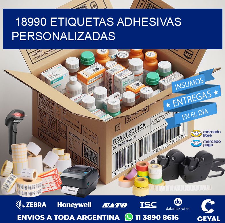 18990 ETIQUETAS ADHESIVAS PERSONALIZADAS