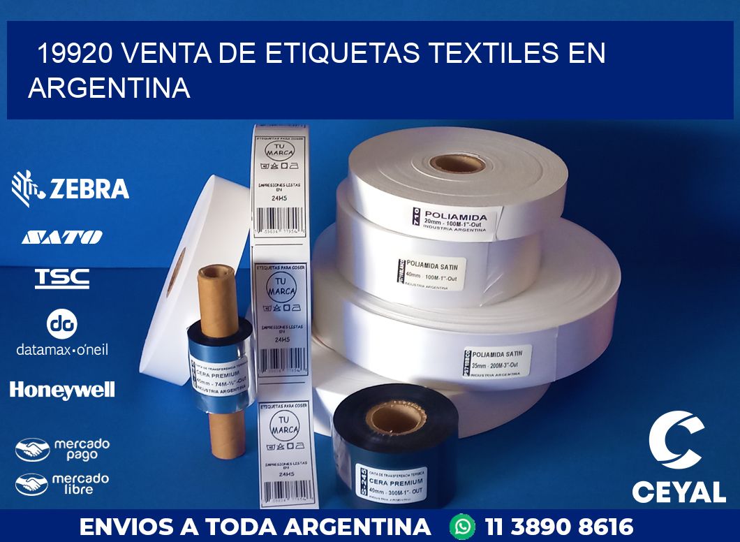 19920 VENTA DE ETIQUETAS TEXTILES EN ARGENTINA