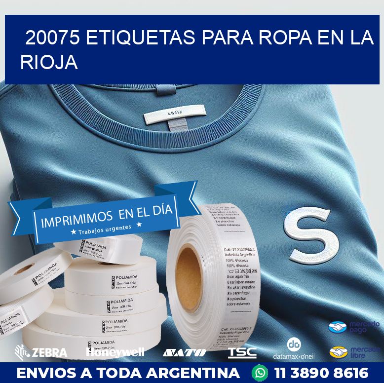 20075 ETIQUETAS PARA ROPA EN LA RIOJA