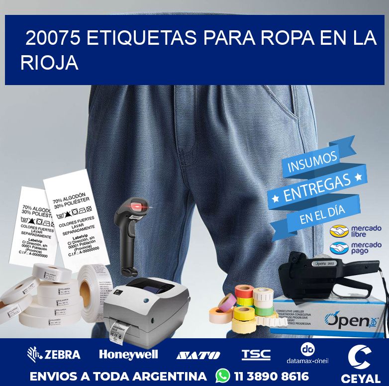 20075 ETIQUETAS PARA ROPA EN LA RIOJA
