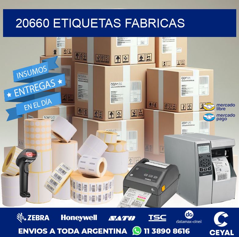 20660 ETIQUETAS FABRICAS