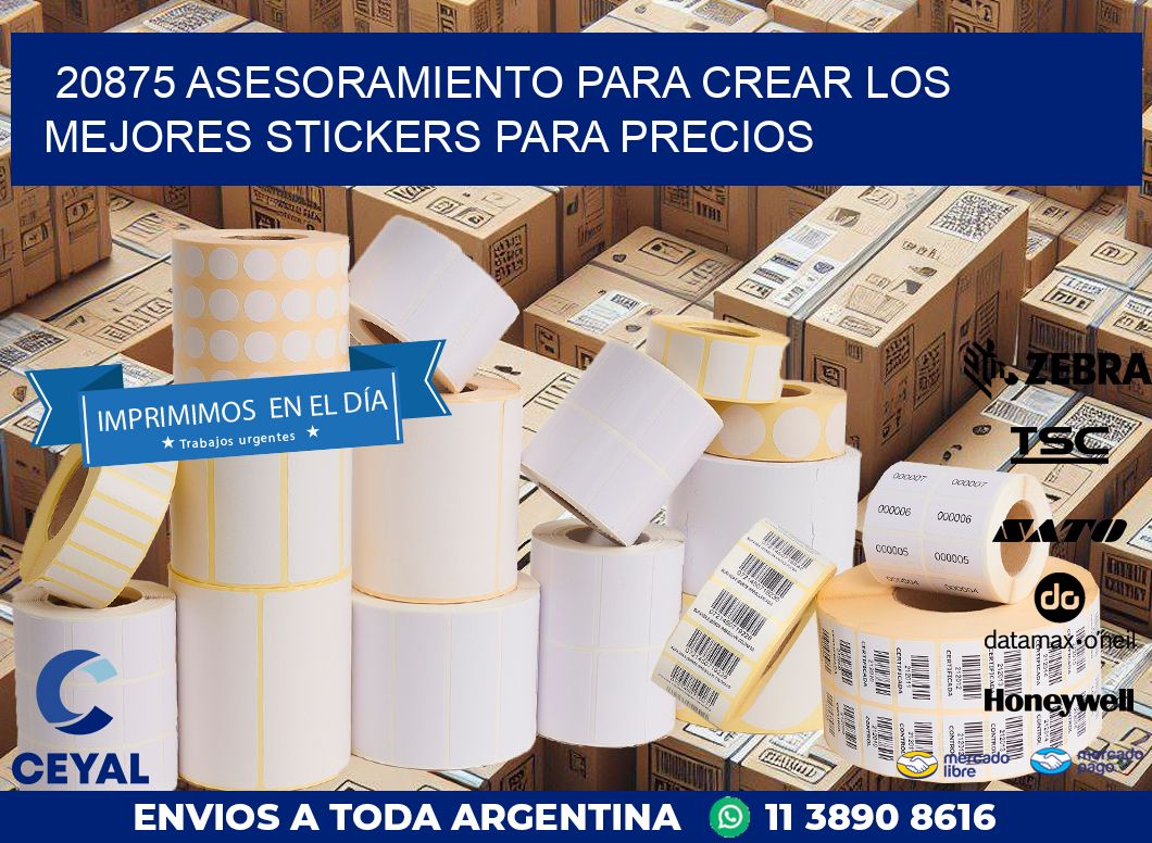 20875 ASESORAMIENTO PARA CREAR LOS MEJORES STICKERS PARA PRECIOS