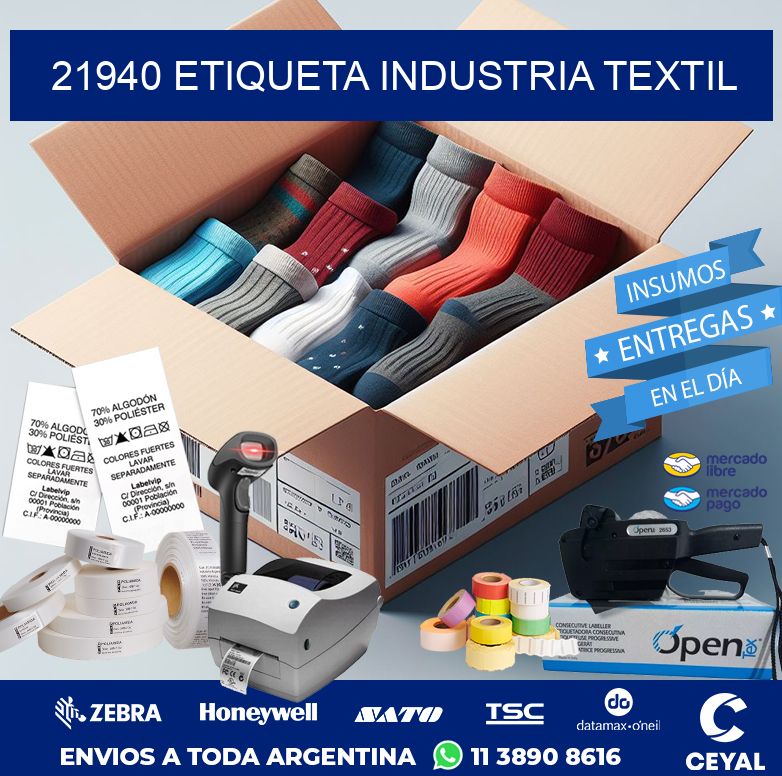 21940 ETIQUETA INDUSTRIA TEXTIL