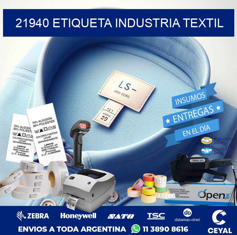 21940 ETIQUETA INDUSTRIA TEXTIL
