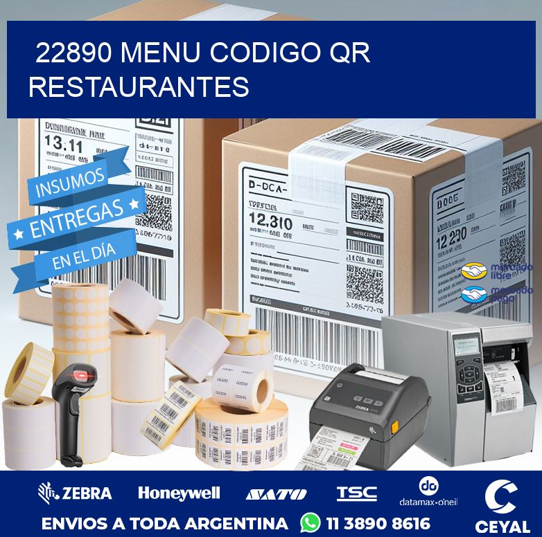 22890 MENU CODIGO QR RESTAURANTES