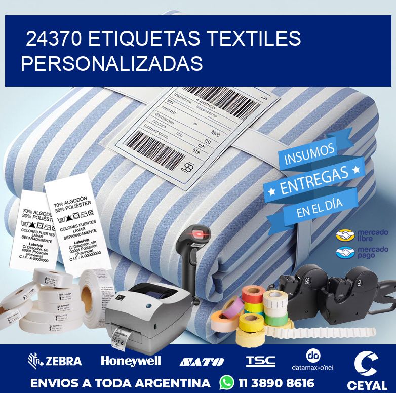 24370 ETIQUETAS TEXTILES PERSONALIZADAS