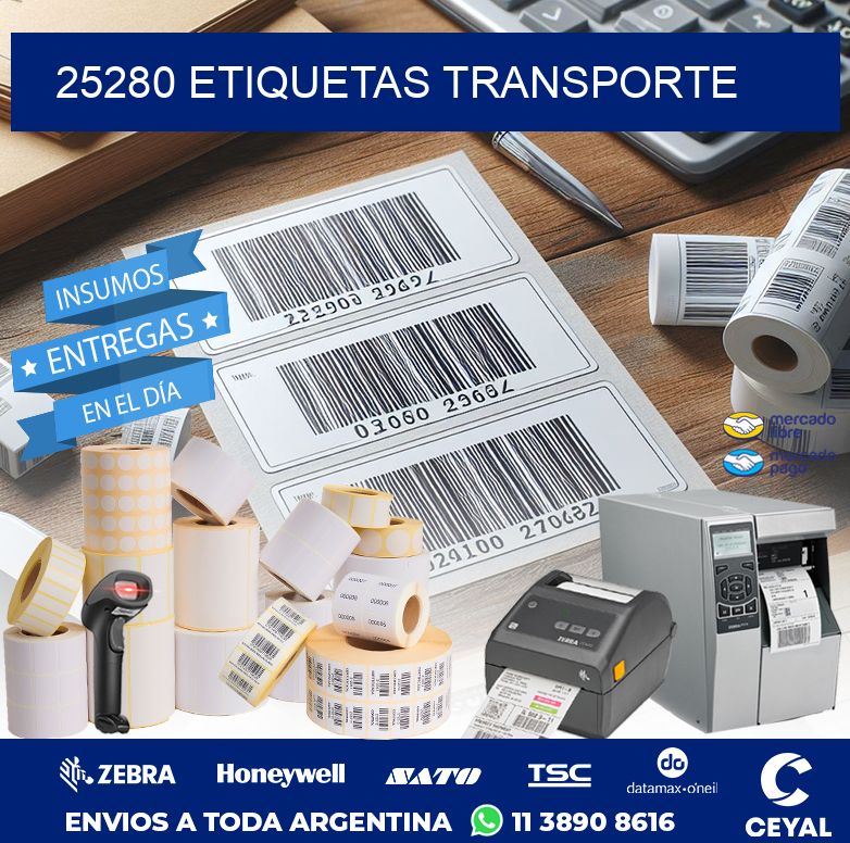 25280 ETIQUETAS TRANSPORTE