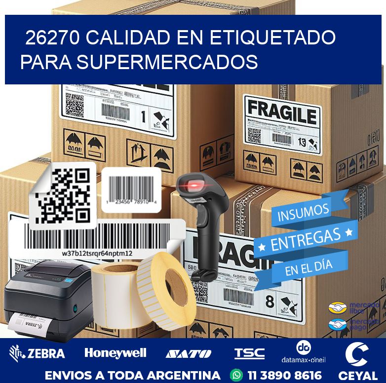 26270 CALIDAD EN ETIQUETADO PARA SUPERMERCADOS