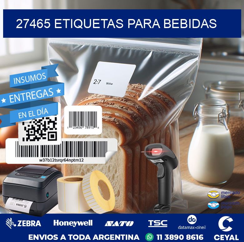 27465 ETIQUETAS PARA BEBIDAS