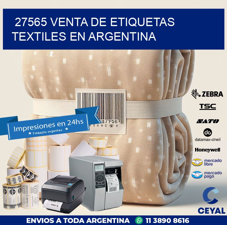 27565 VENTA DE ETIQUETAS TEXTILES EN ARGENTINA