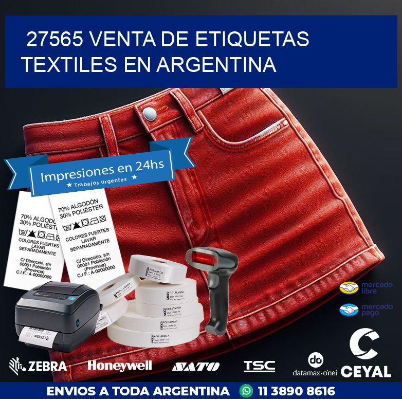 27565 VENTA DE ETIQUETAS TEXTILES EN ARGENTINA
