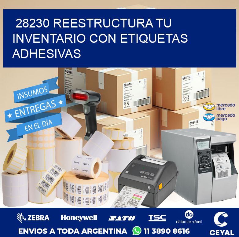 28230 REESTRUCTURA TU INVENTARIO CON ETIQUETAS ADHESIVAS