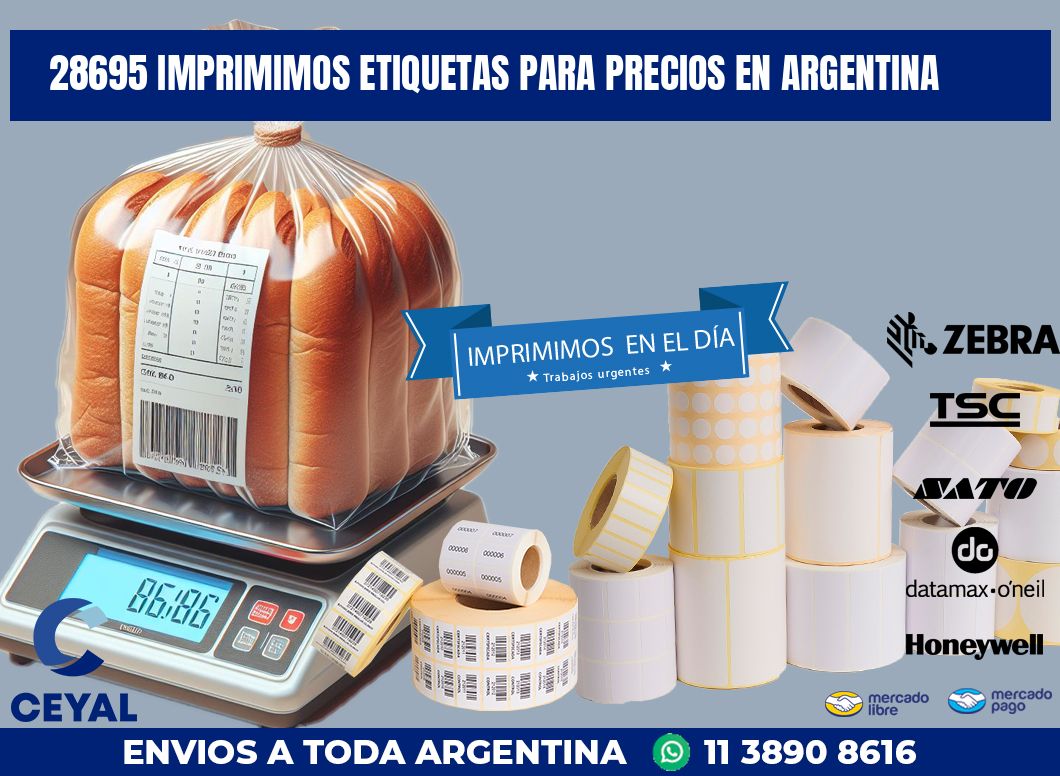 28695 IMPRIMIMOS ETIQUETAS PARA PRECIOS EN ARGENTINA