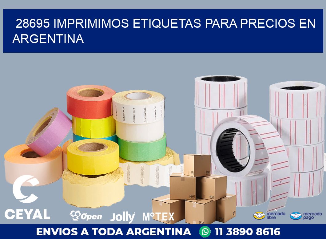 28695 IMPRIMIMOS ETIQUETAS PARA PRECIOS EN ARGENTINA