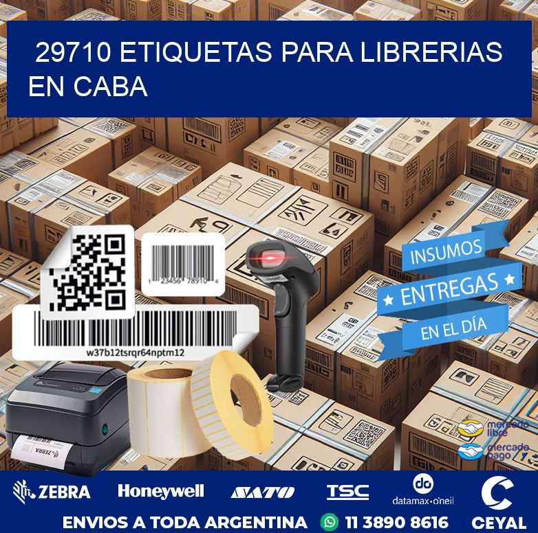 29710 ETIQUETAS PARA LIBRERIAS EN CABA