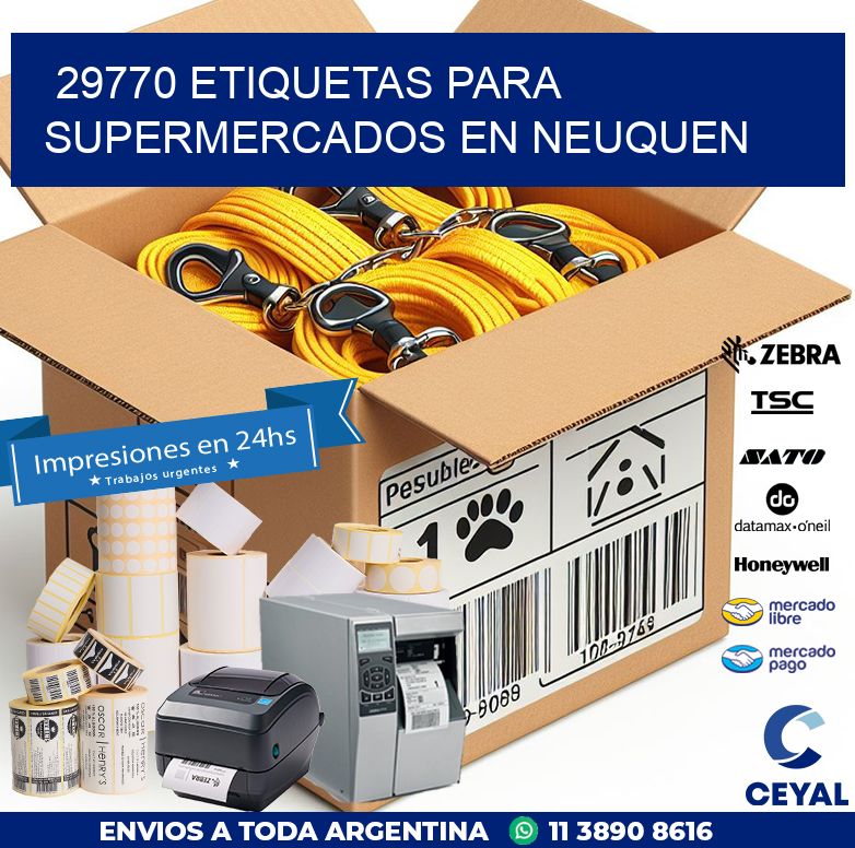 29770 ETIQUETAS PARA SUPERMERCADOS EN NEUQUEN