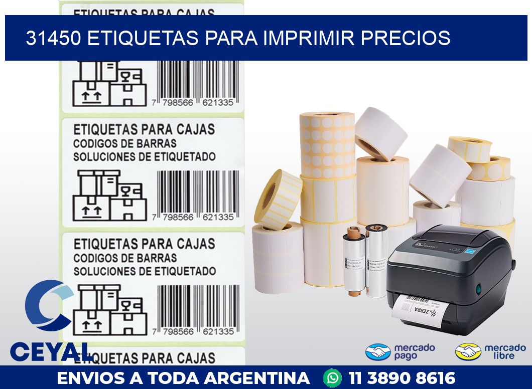 31450 ETIQUETAS PARA IMPRIMIR PRECIOS