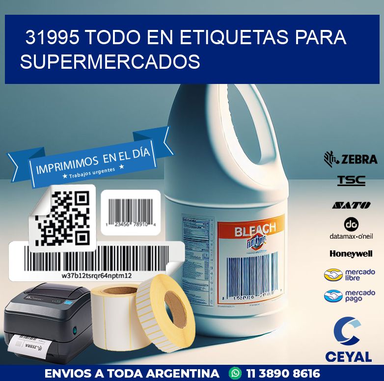 31995 TODO EN ETIQUETAS PARA SUPERMERCADOS