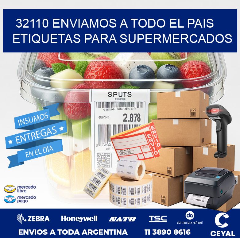 32110 ENVIAMOS A TODO EL PAIS ETIQUETAS PARA SUPERMERCADOS