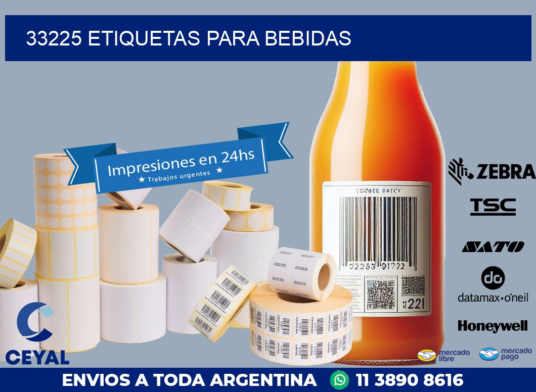 33225 ETIQUETAS PARA BEBIDAS