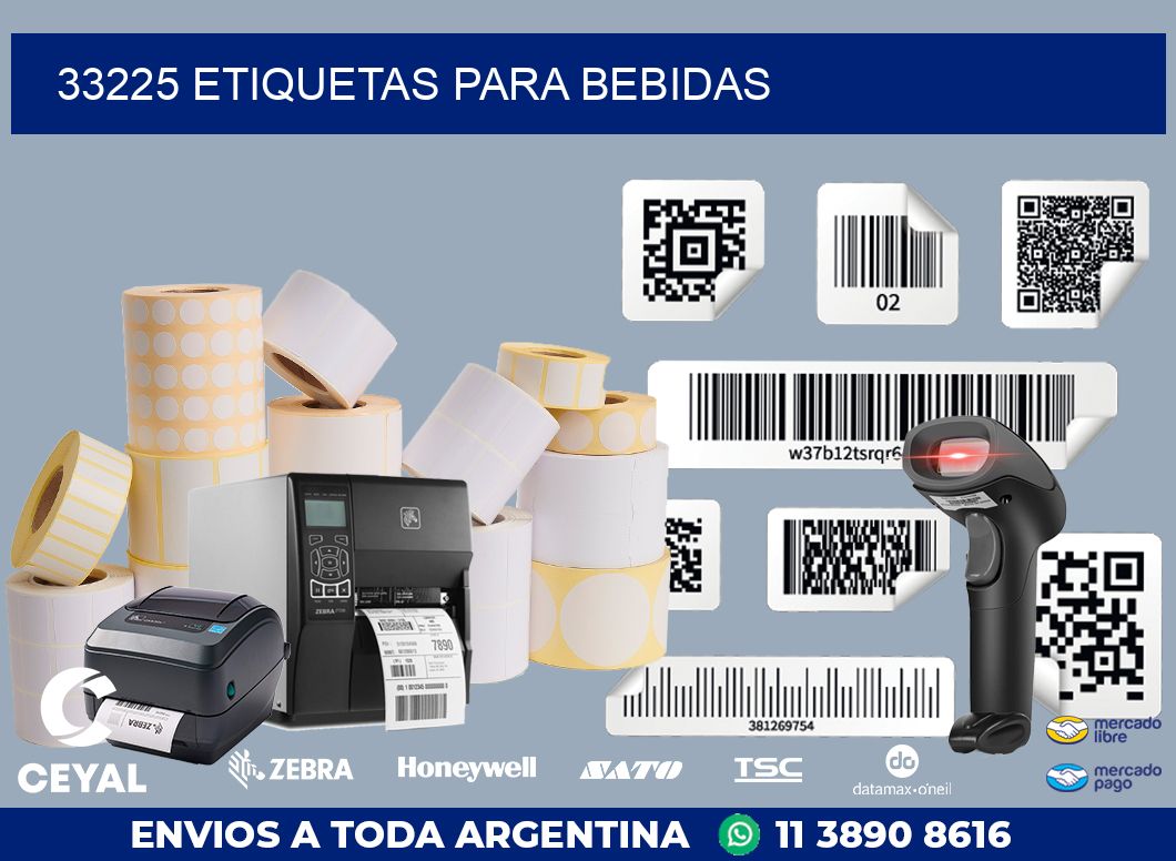 33225 ETIQUETAS PARA BEBIDAS