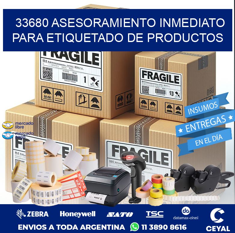 33680 ASESORAMIENTO INMEDIATO PARA ETIQUETADO DE PRODUCTOS