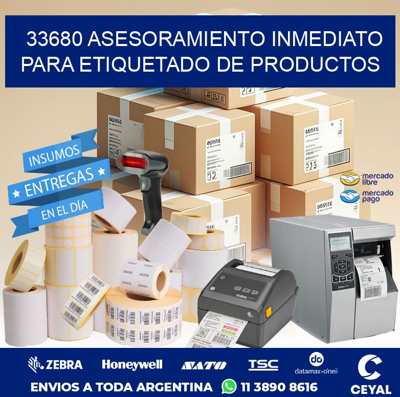 33680 ASESORAMIENTO INMEDIATO PARA ETIQUETADO DE PRODUCTOS