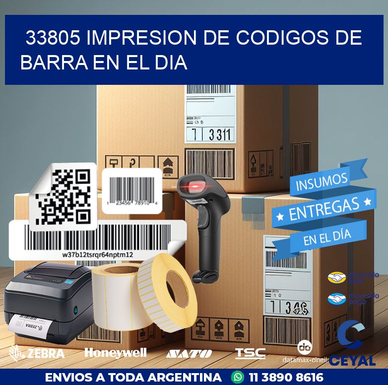 33805 IMPRESION DE CODIGOS DE BARRA EN EL DIA