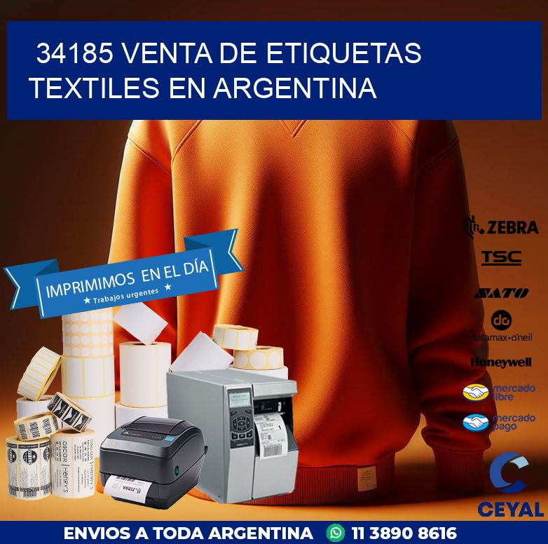 34185 VENTA DE ETIQUETAS TEXTILES EN ARGENTINA