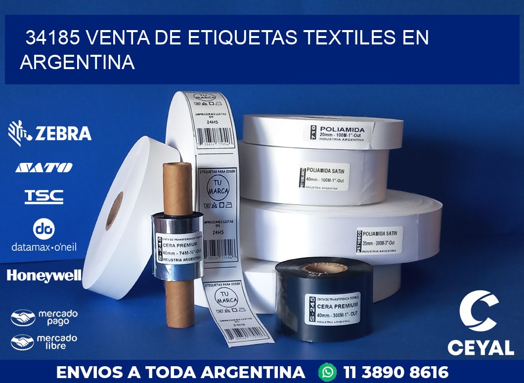 34185 VENTA DE ETIQUETAS TEXTILES EN ARGENTINA